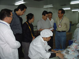 省領(lǐng)導(dǎo)、市領(lǐng)導(dǎo)來我司進(jìn)行視察、指導(dǎo)