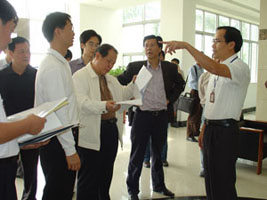 省領(lǐng)導(dǎo)、市領(lǐng)導(dǎo)來我司進(jìn)行視察、指導(dǎo)